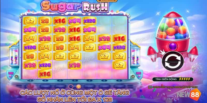 Nổ Hũ Sugar Rush - Món Quà Tuyệt Vời Cho Tín Đồ “Hảo Ngọt” 2 Nổ hũ Sugar Rush